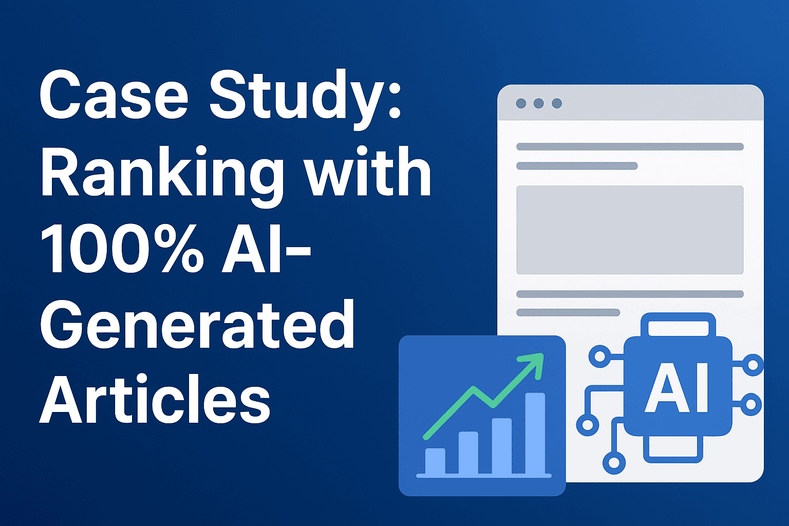Case Study: Ranking with 100% AI-Generated Articles